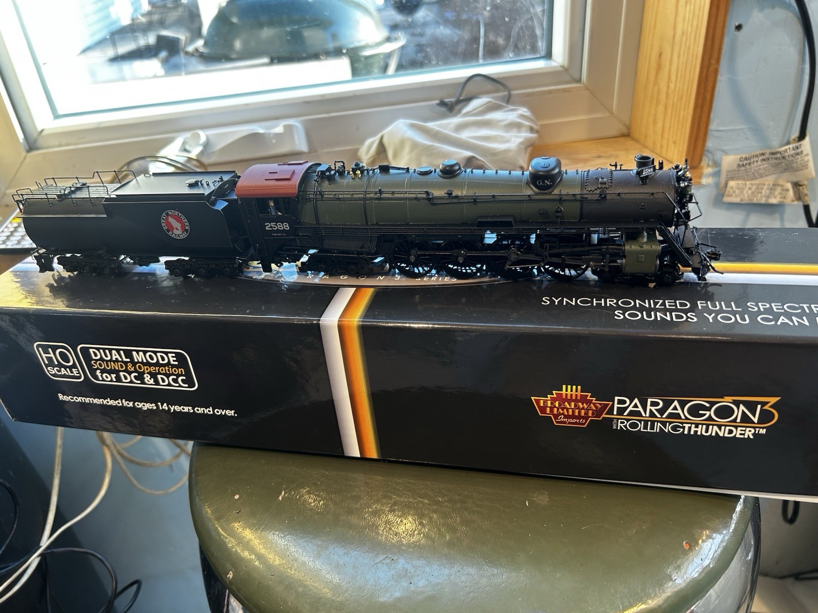 broadway limited GN S-2 4-8-4 Brass Hybrid #2588