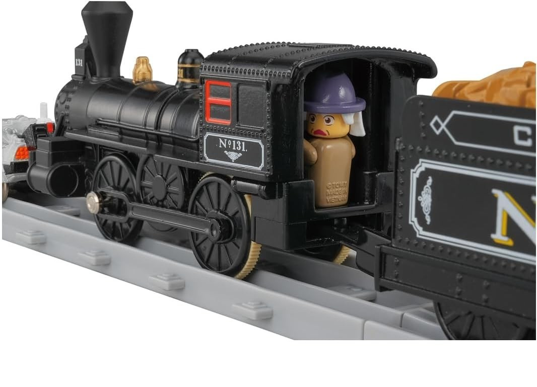 Plarail Back to the Future Part 3 Locomotive Train & Time Machine Set 2025 Japan