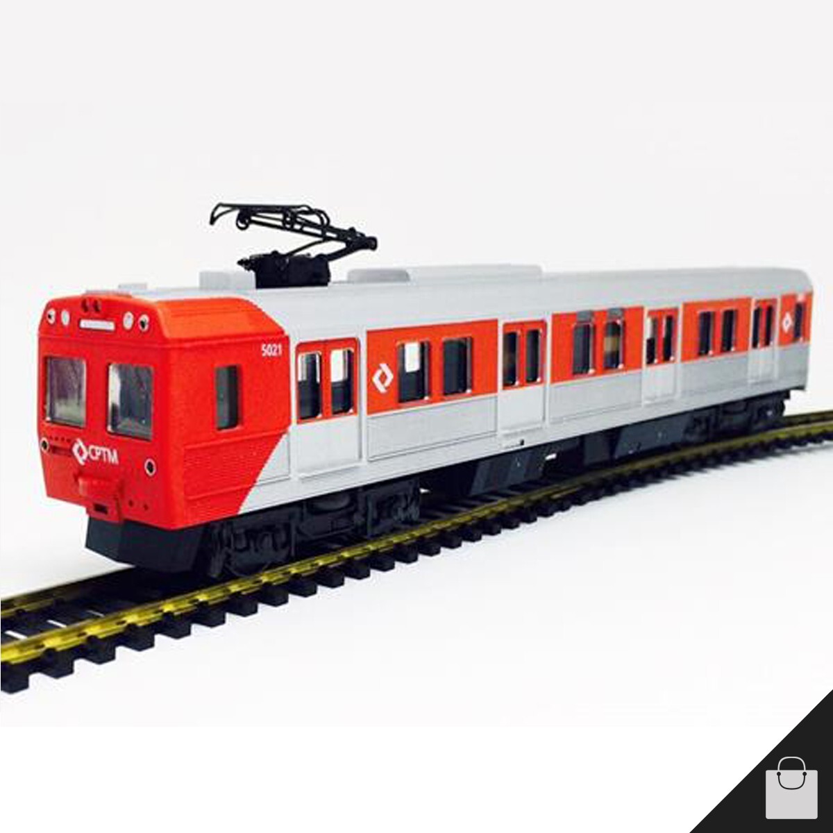 Frateschi 6318 CPTM Metropolitan Metro Subway Miniature Train 3 Car Set HO 1:87