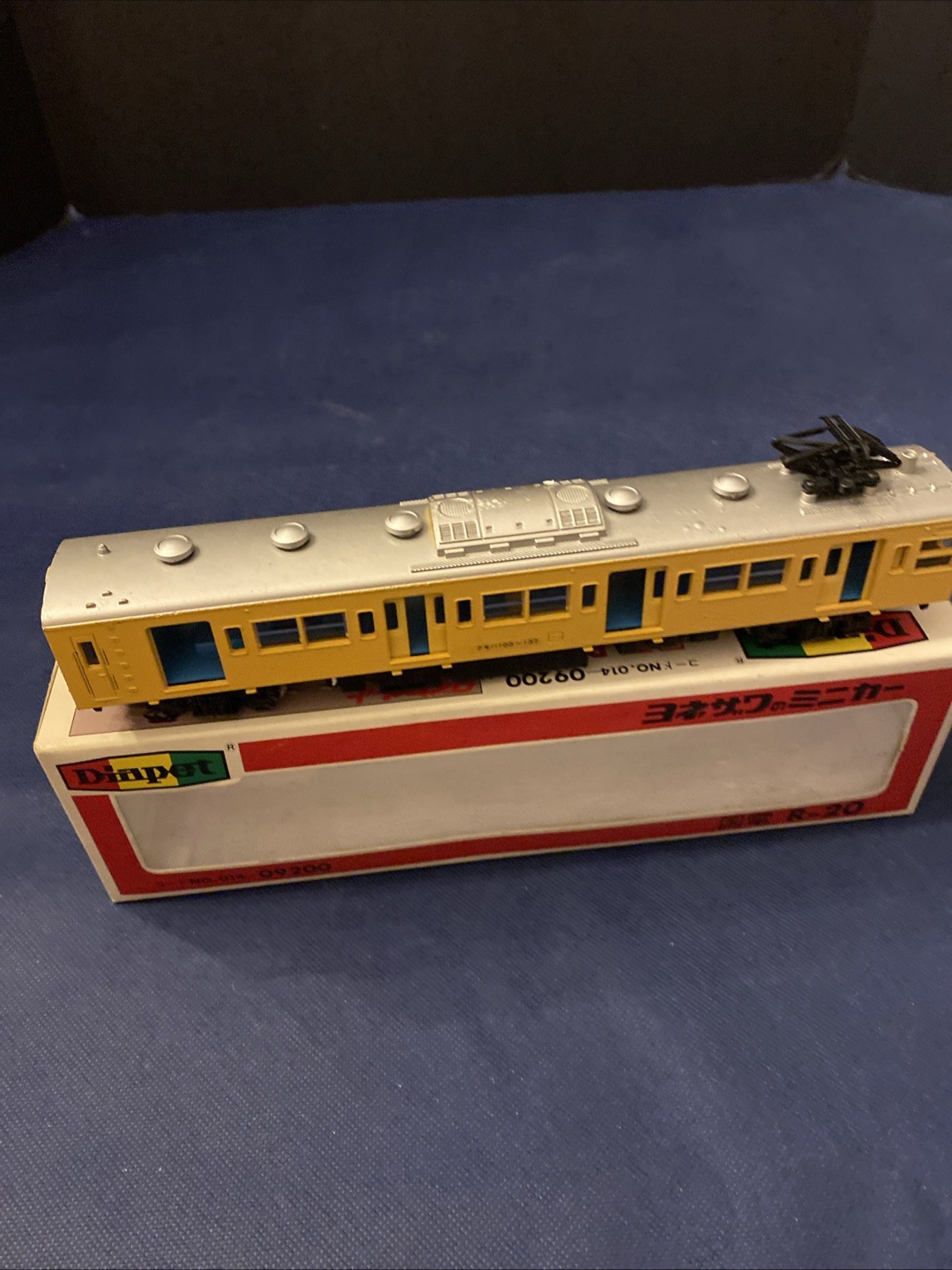 HO scale ELECTRIC LINER Yellow – Yonezawa Toys Diapet R-20 – In Box