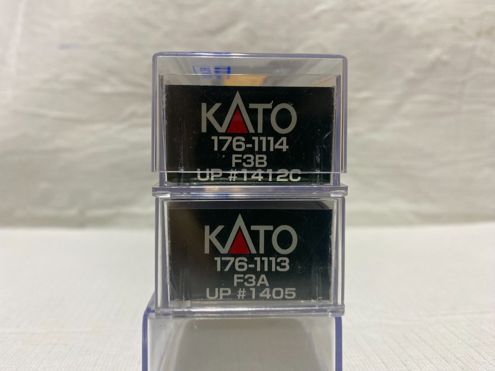 N Scale 176-1113/1114 Kato USA Union Pacific F3A/F3B w/DCC RD#1405/1412C