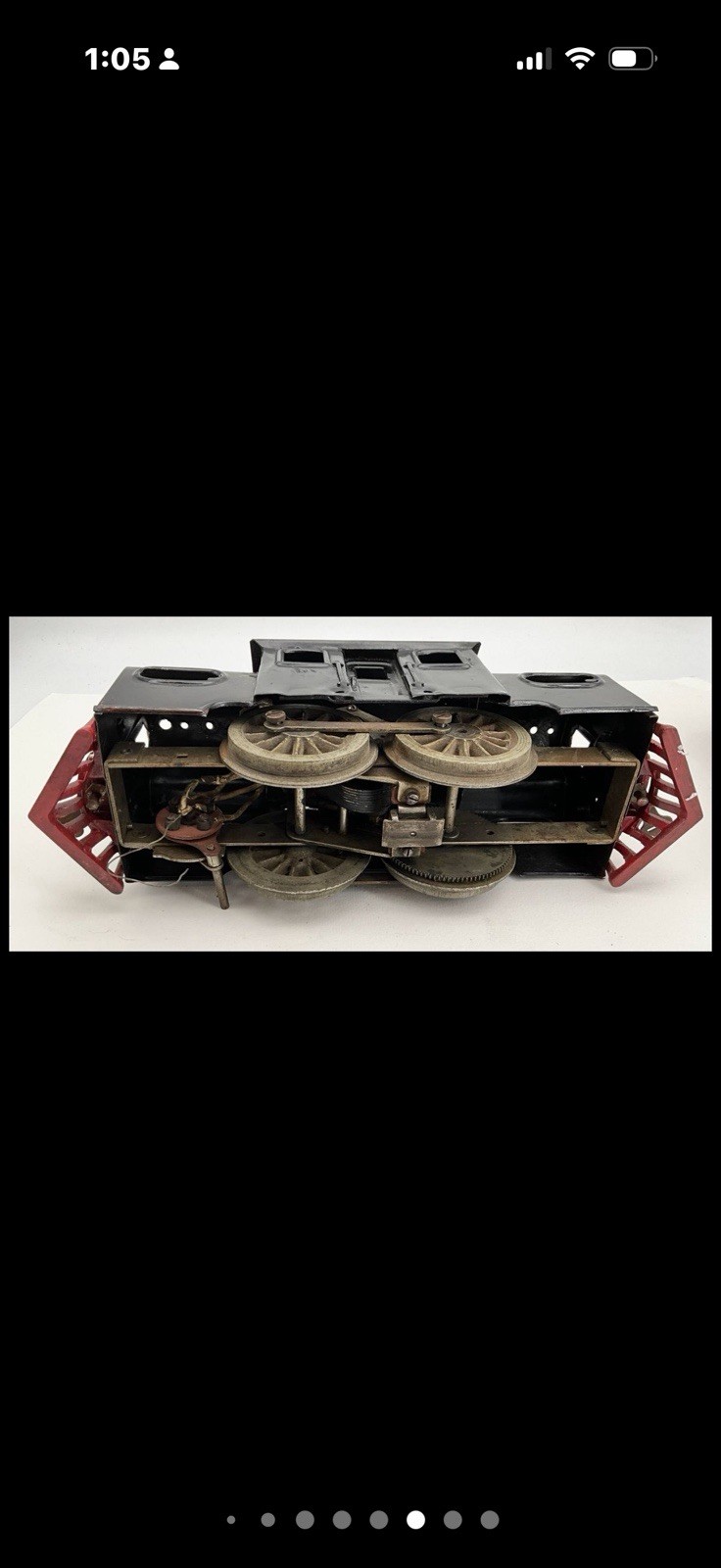 1917 to 1922 Prewar Lionel 33 Train Engine with 35 Pullman & 36 Observation Cars