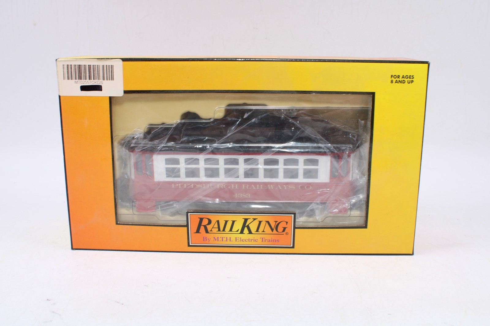 MTH 30-2557 O Gauge Bump-N-Go Trolley Pittsburgh Railways Co. #4383