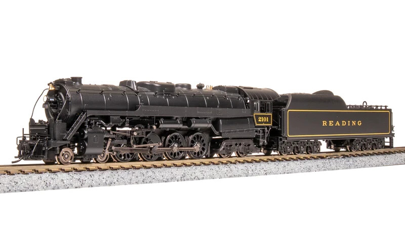 BROADWAY LIMITED N READING T1 4-8-4,#2108, PARAGON4 SOUND/DC/DCC/SMOKE #7401~NEW