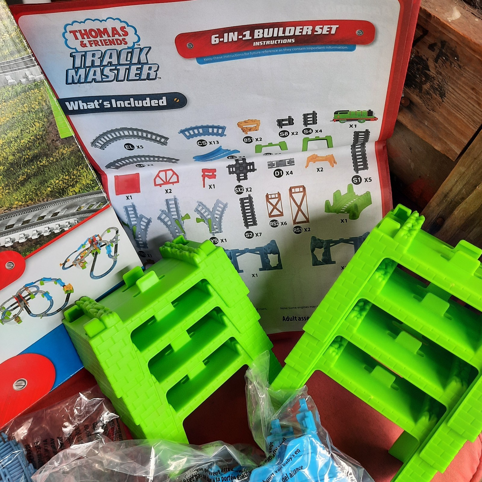 2018 Mattel Thomas & Friends TrackMaster Retired Percy Builder Box Set GBN45