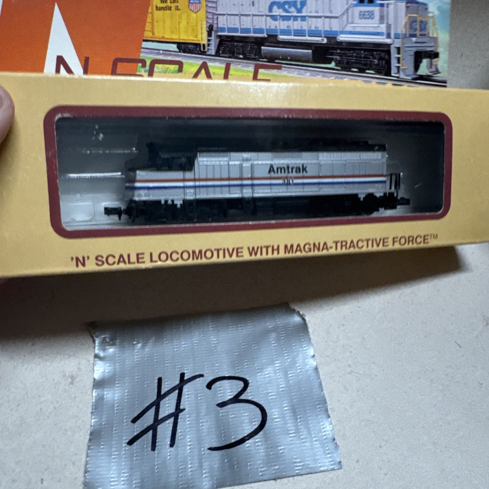 N Scale Amtrak N F40 Locomotive Life Like Trains 7641 Loco AMT All Wheel Drive