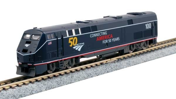 KATO 176-6035 AMTRAK P42 N SCALE RD#100 CONNECTING AMERICA 50th ANN. DC,DCC RDY