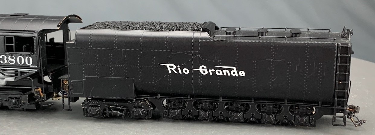 HO Key Brass D&RGW L-97 Challenger 4-6-6-4 Steam Loco #3800 w/DCC&SND HO8233