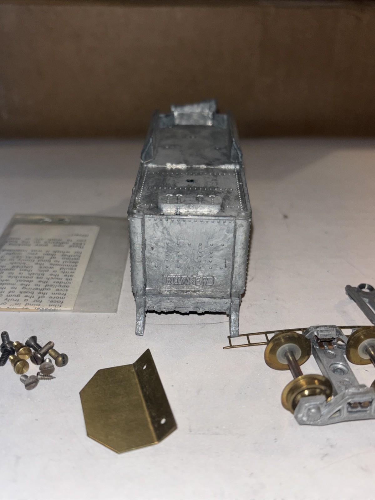 Bowser PRR HO High Side Die Cast Tender For L1 K4 4-6-2 Pennsy Steam Locomotive
