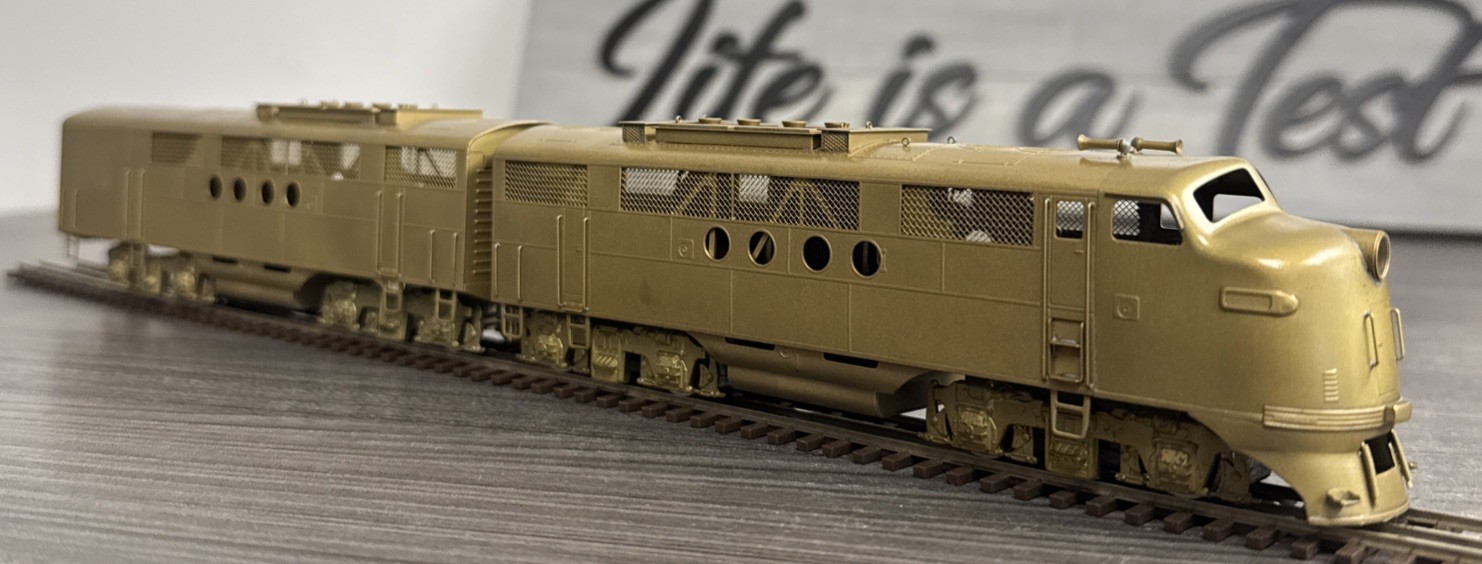 Hallmark Models HO Brass Misc. Roads EMD FT-A&B Diesel Loco – Unpainted/LNIB!