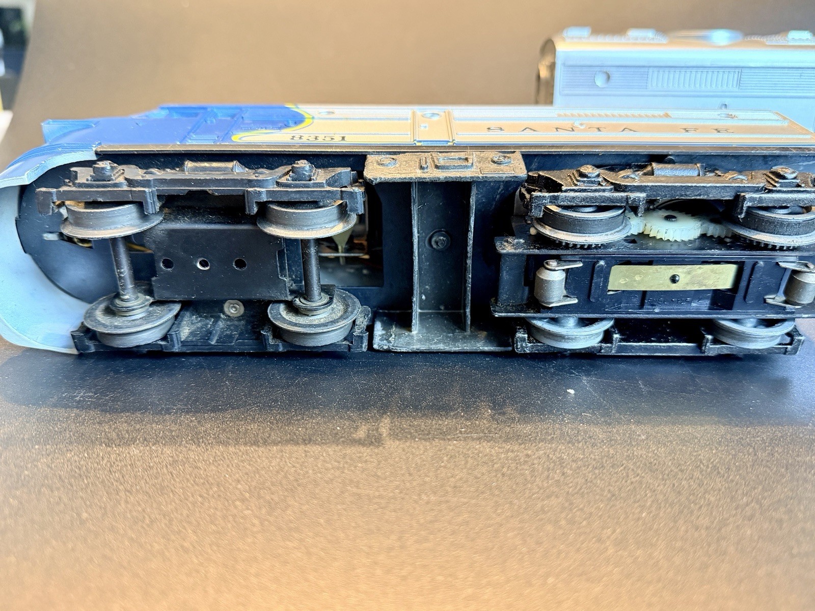 Lionel 8351 Santa Fe Alco A-A Diesel Locomotive Pair O Gauge Both Run No Box