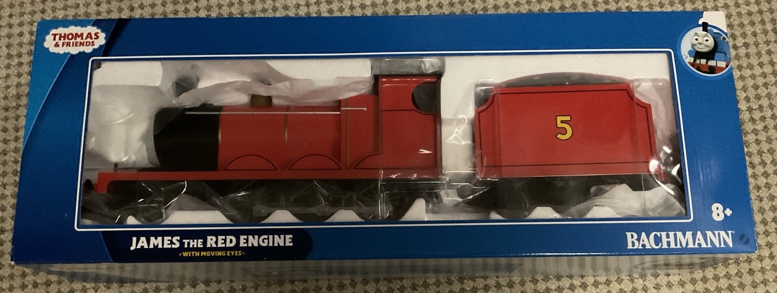 Bachmann Thomas & Friends G Scale Large James Electric Model Train 91403