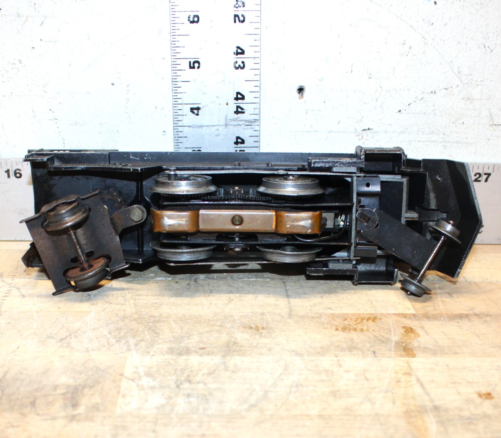 Vintage Marx O Gauge Plastic 666 Steam Locomotive With Smoke 2-4-2 Runs Well
