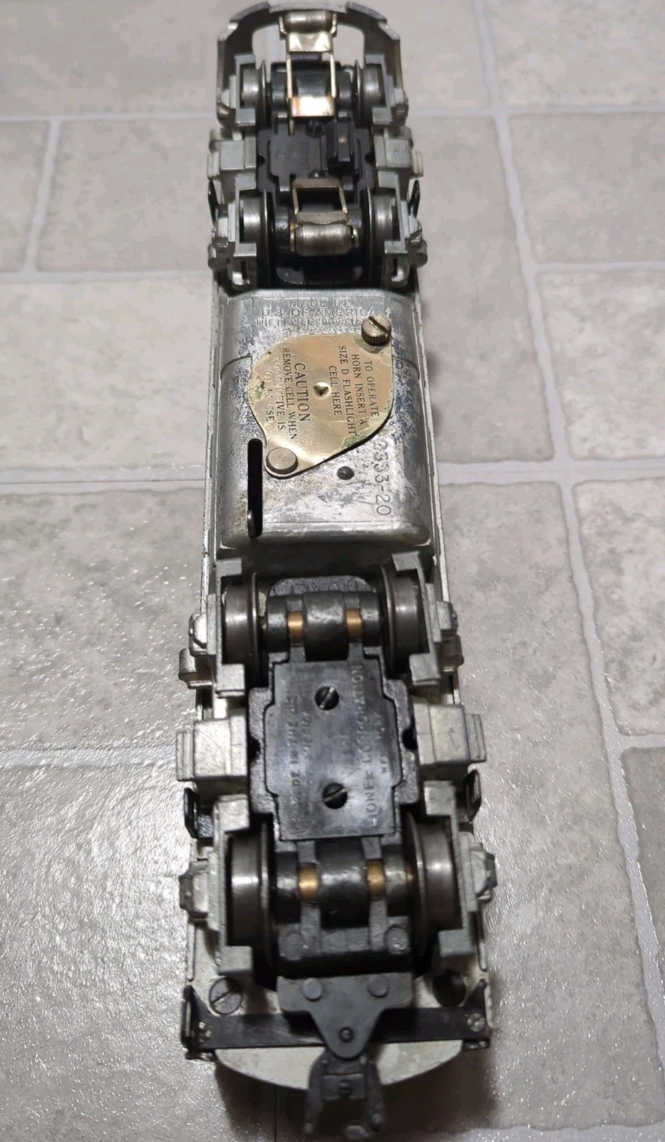 1949 Lionel Santa Fe 2333-20 Diesel F3 Locomotive Unit O Gauge Untested