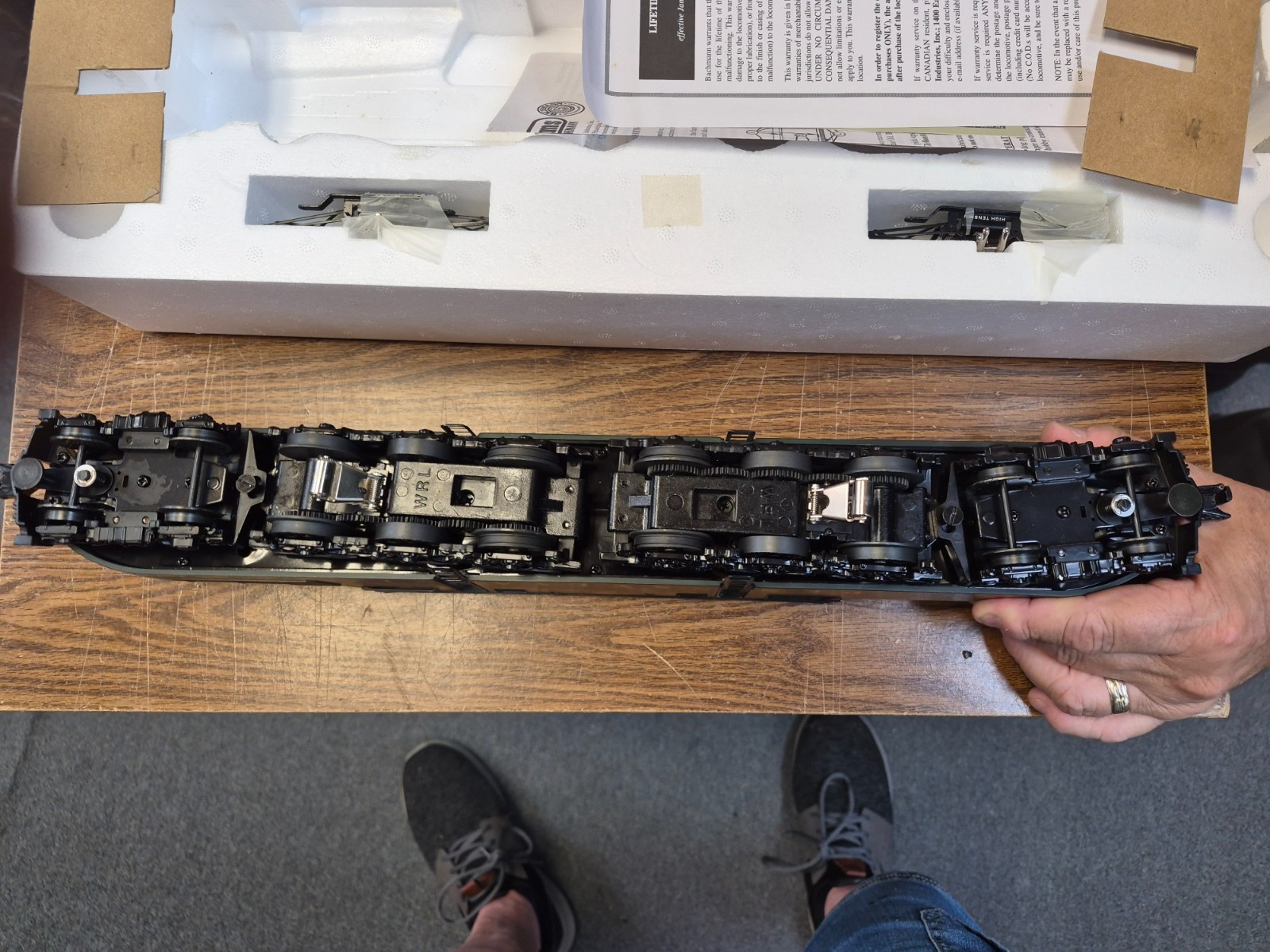 WILLIAMS by BACHMANN 41810 PENNSYLVANIA GG-1 GRN 5 STRIPE+ O GA 3RAIL #4829