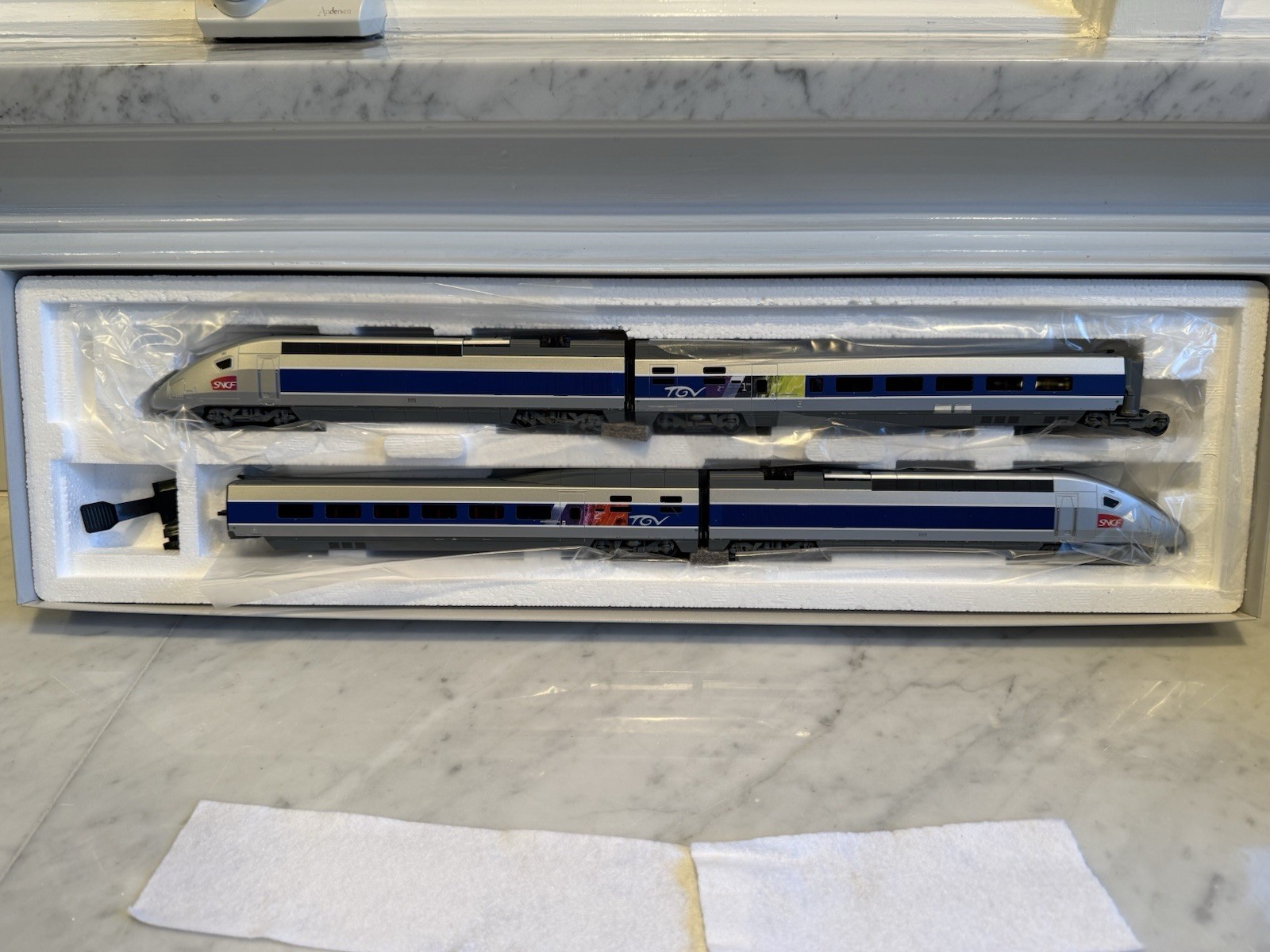 Marklin 37790 SNCF TGV POS 10-cars Full Set with mfx