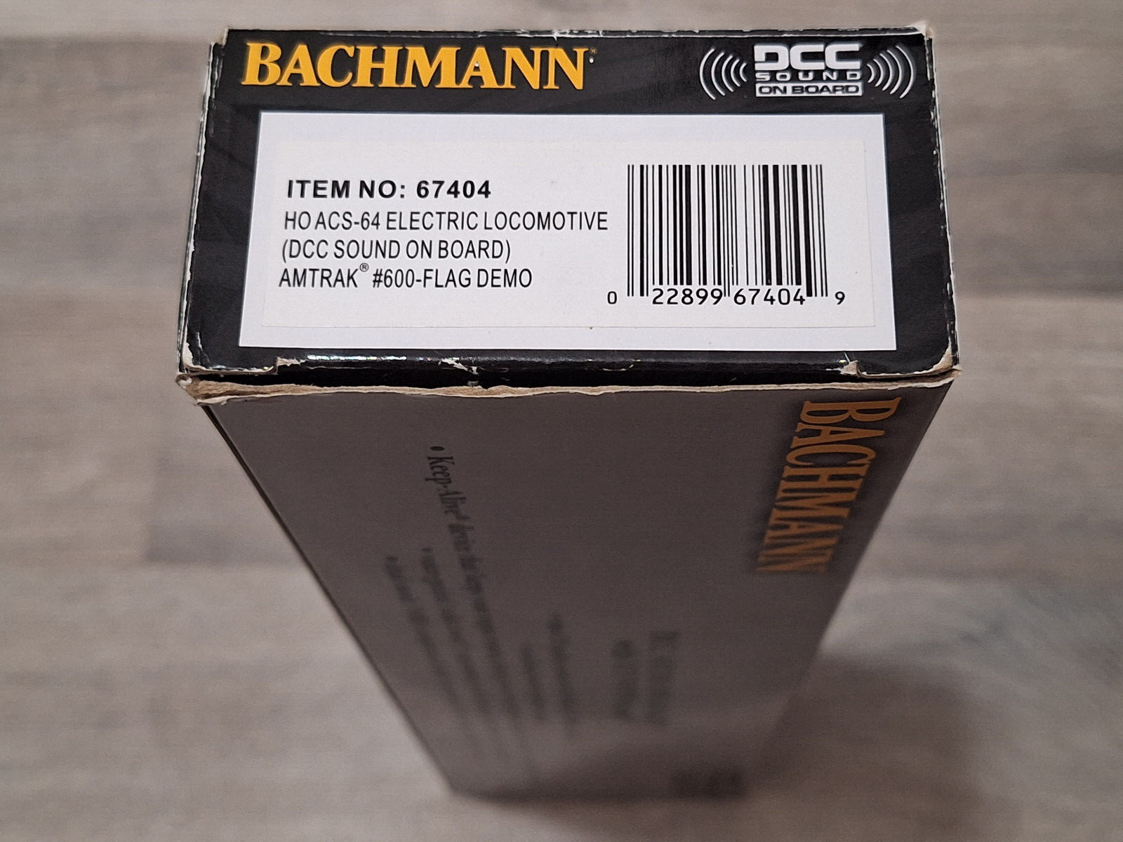 NEW BACHMANN 667404 HO SCALE AMTRAK SIEMENS ACS-64 ELECTRIC LOCOMOTIVE #600 DCC