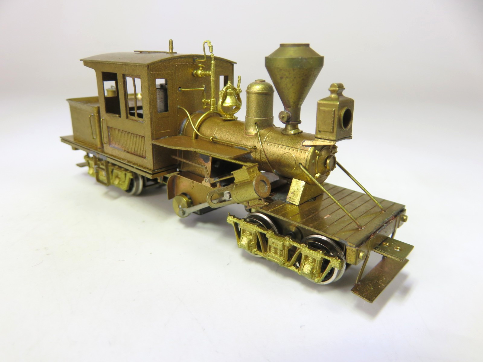 Flying Zoo Brass HOn3 Scale 18 Ton Climax Steam Logging Locomotive