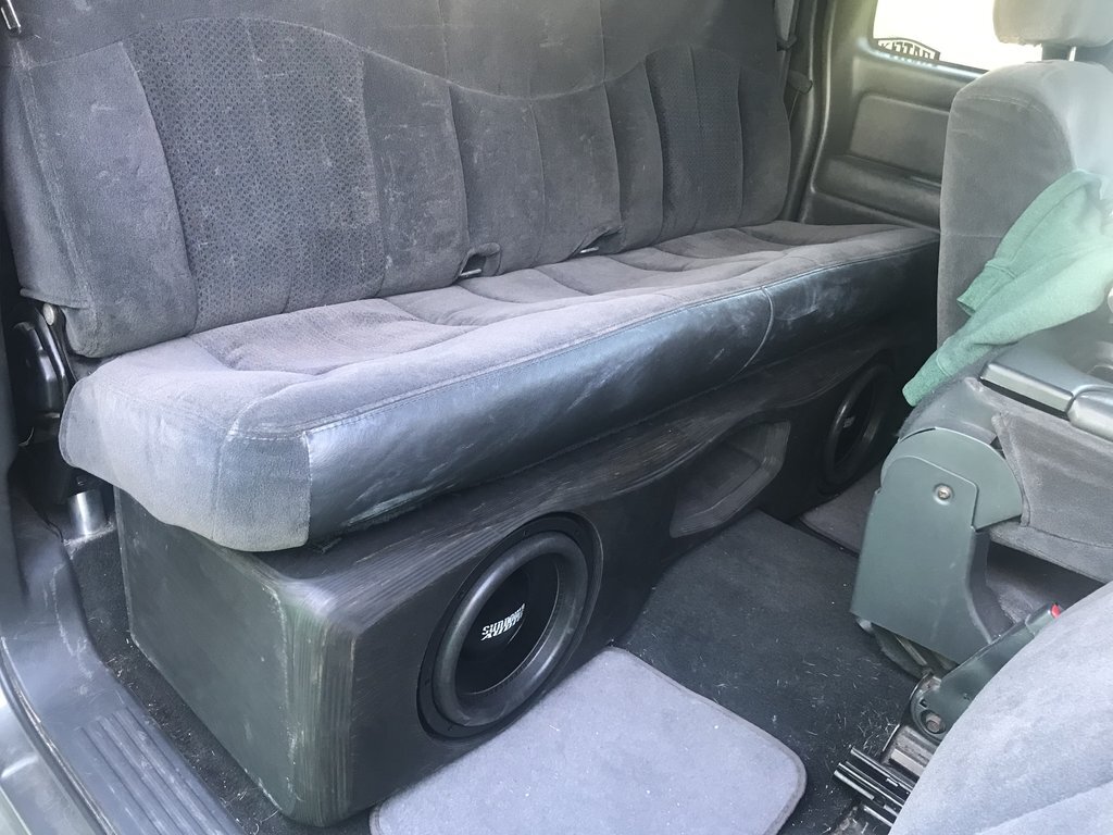 Gately Audio Subwoofer Enclosure 2 X 10″ Under Seat GM Extra Cab ’99-Early’07