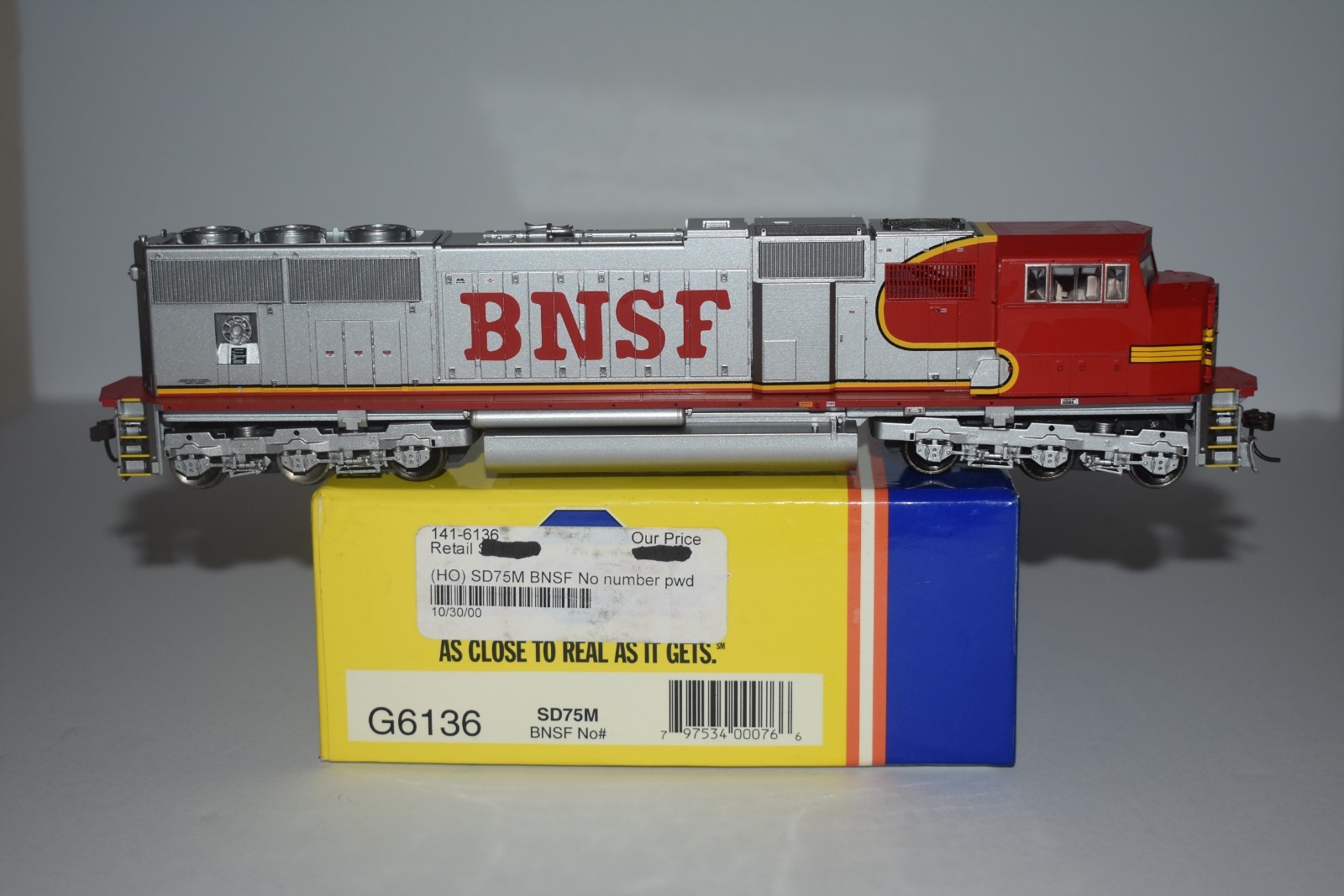 HO Scale Athearn Genesis 6136 BNSF SD75M Diesel Locomotive C52778