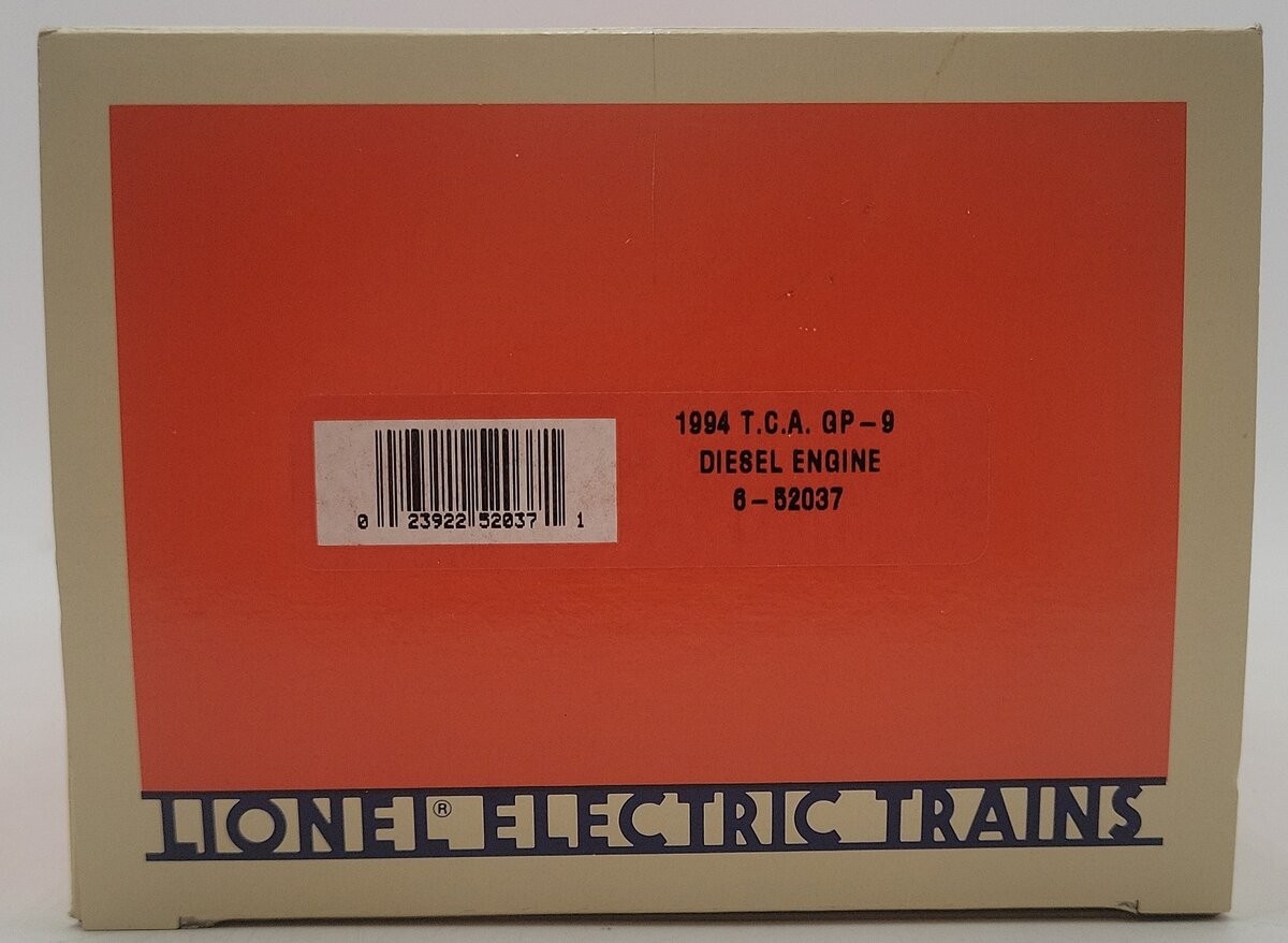 Lionel 6-52037 O Gauge TCA Yorkrail GP-9 Diesel Locomotive #1754 EX/Box