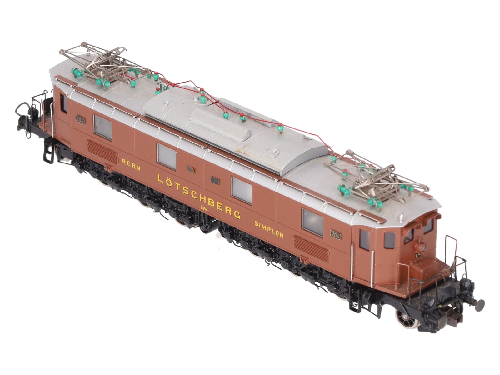 Metropolitan 700 HO Brass BLS Be 6/8 Super Electric Locomotive #204 EX/Box