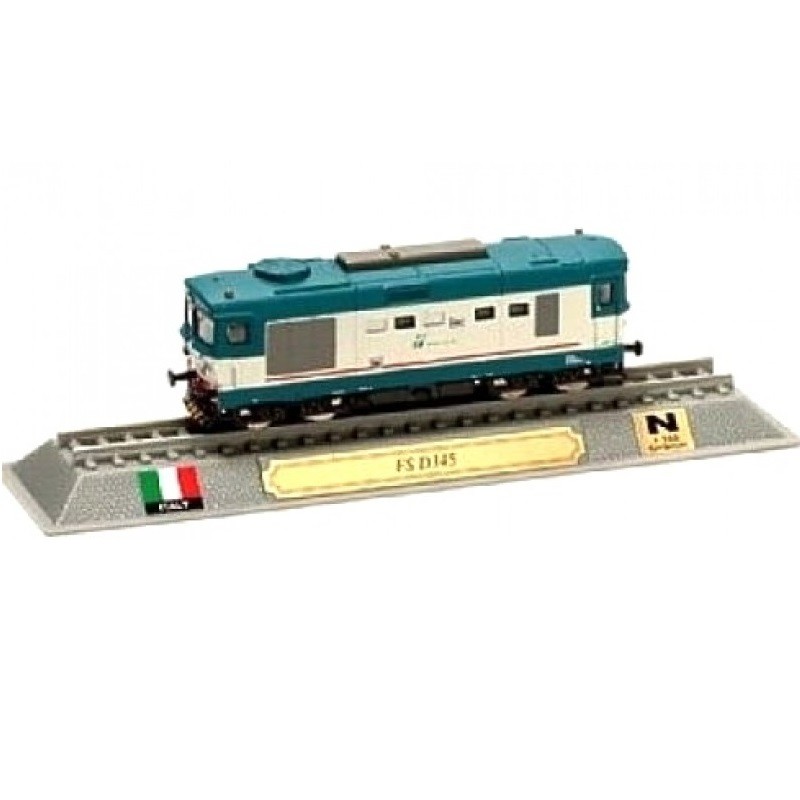 FS D345 Italy 1:160 Railroad locomotive DelPrado 111