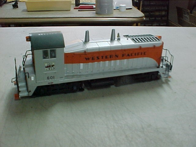 O Gauge Atlas O Gauge w/Railsounds Western Pacific #601 Diecast