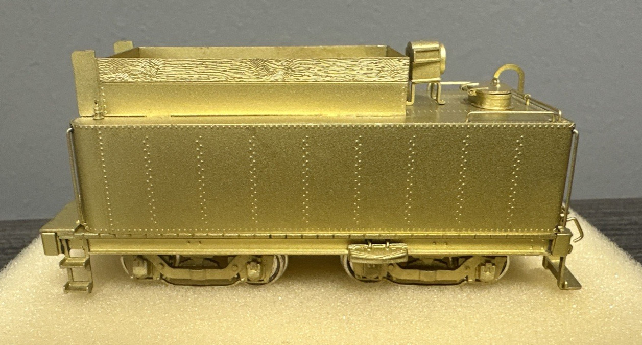 Oriental Limited HO Brass #896T CB&Q 0-6-0 Clear Vision Tender – Unpainted NIB!