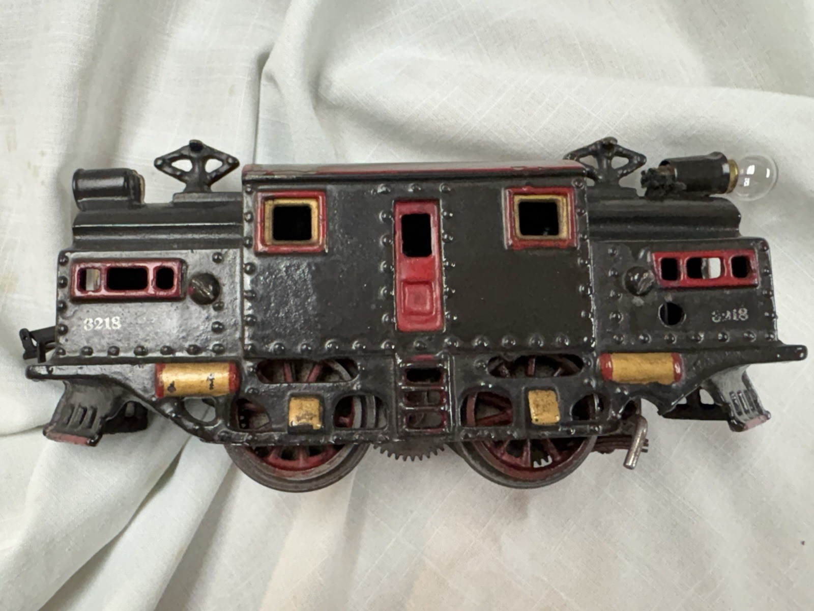 Ives 3018 Electric Style Cab Cast Iron Loco Scarce Variation “0” Gauge