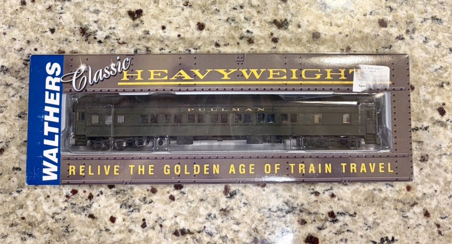 Walthers Pullman Heavyweight 14 Section Plan #3958A HO NIB.