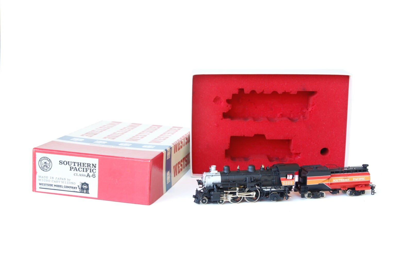 Westside Model Southern Pacific 4-4-2 Class A6 Locomotive Tender #3000 HO Brass