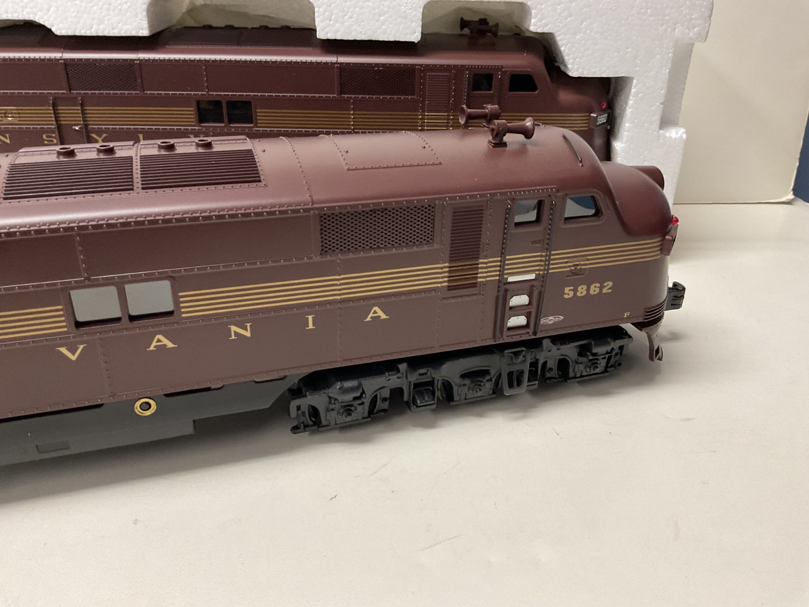 WILLIAMS 3 Rail O-Scale/Gauge #E71008 Diesel & Dummy E7 Pennsylvania PRR w/BOX
