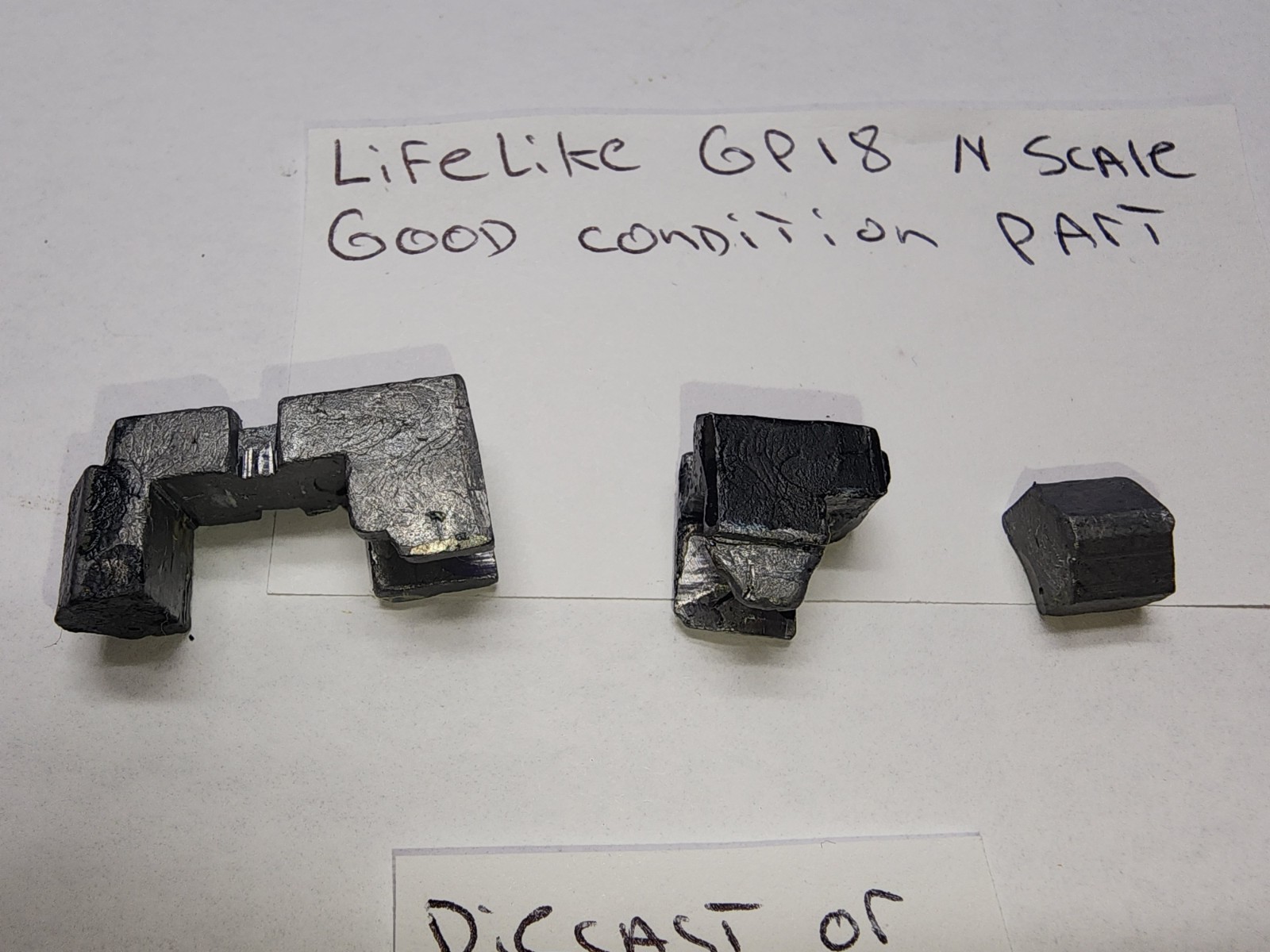 N Scale Life-Like Gp18 Diesel Chassis Shell WEIGHTS Locomotive GOOD CONDITION