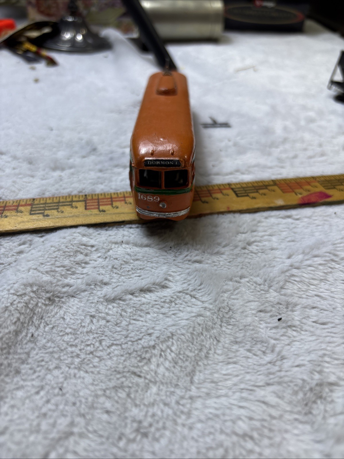 Vintage HO Scale DieCast PCC Streetcar Custom Paint