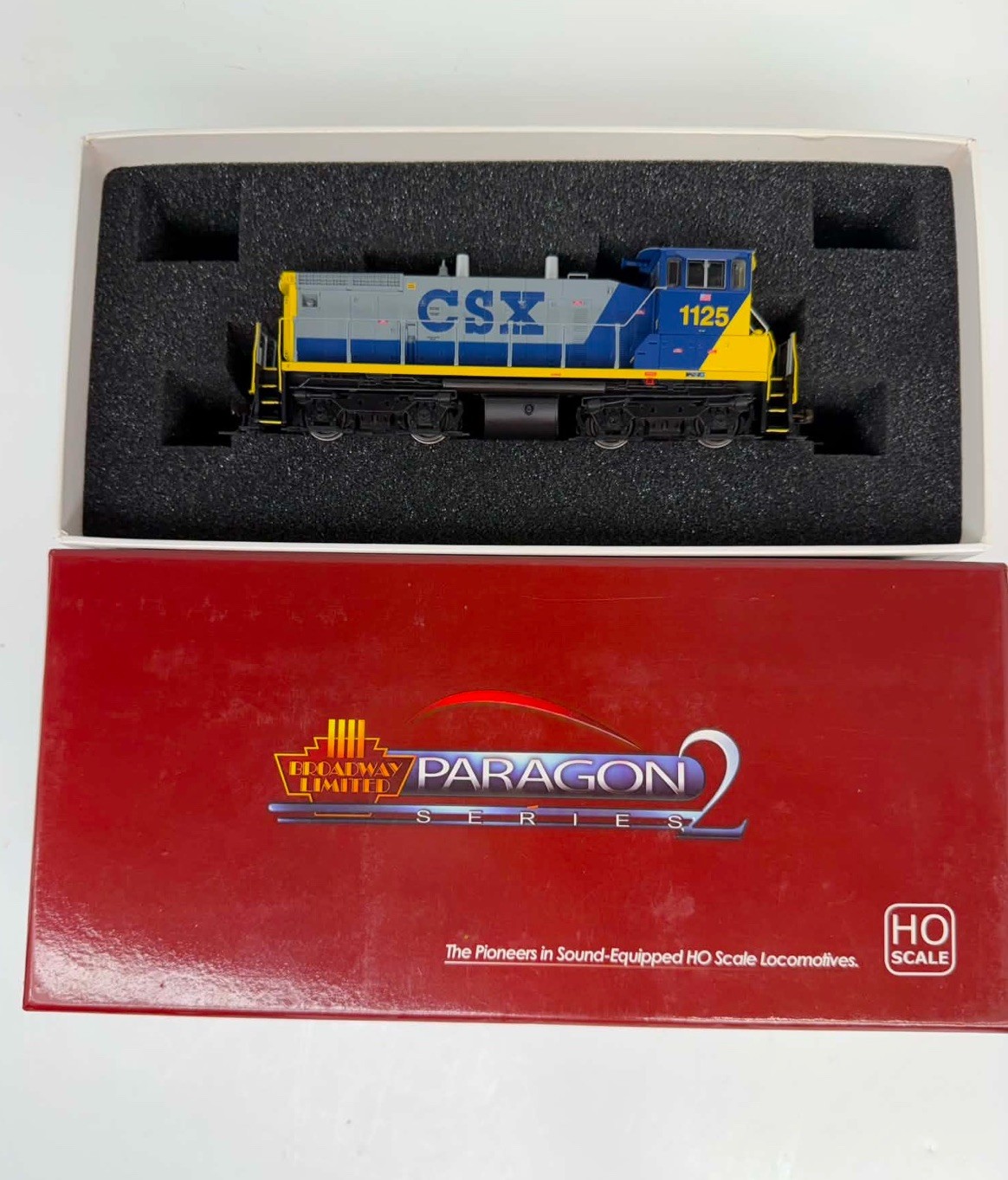 Broadway Limited EMD SW1500 CSX #1125 Paragon2 Sound DCC DC HO OB #3337 BLI Loco