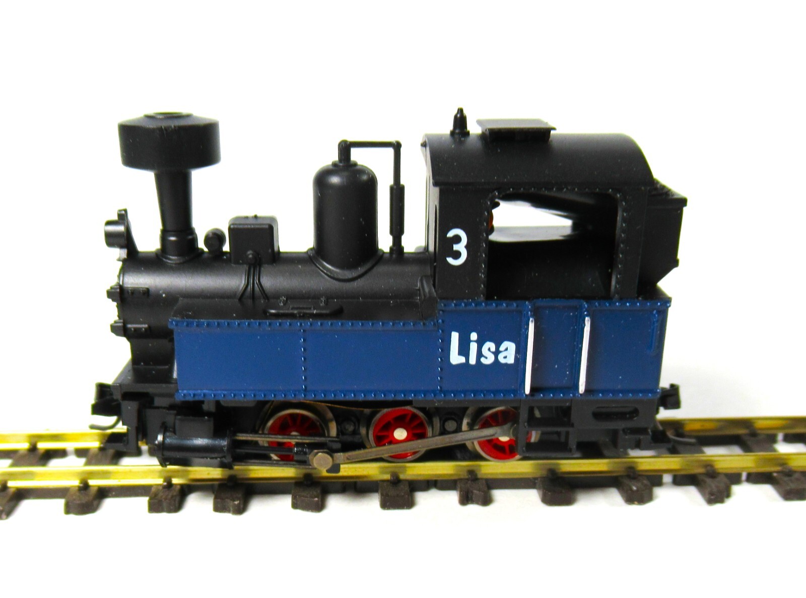 Roco 0-6-0 Steam Locomotive Black & Blue HOn30, HOe, 009 33201 New!
