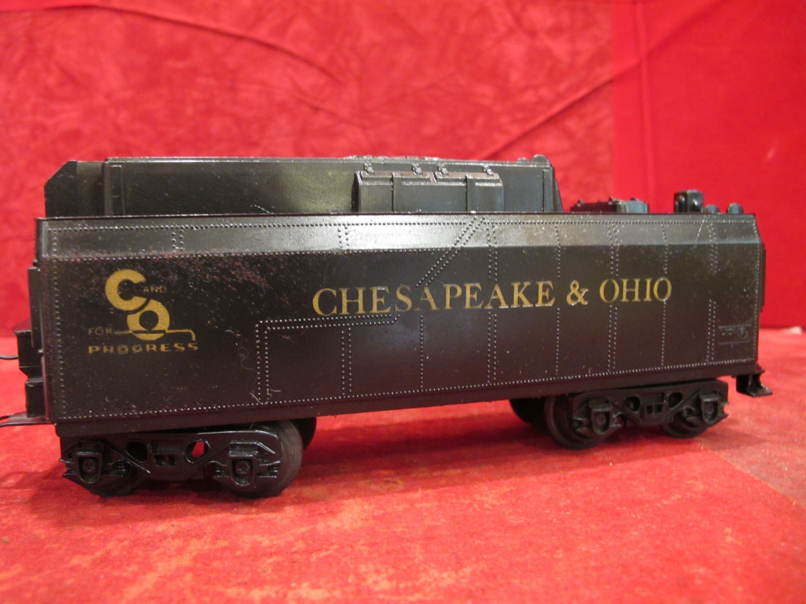 LIONEL CHESAPEAKE & OHIO O GAUGE sound COAL TENDER~ WORKS