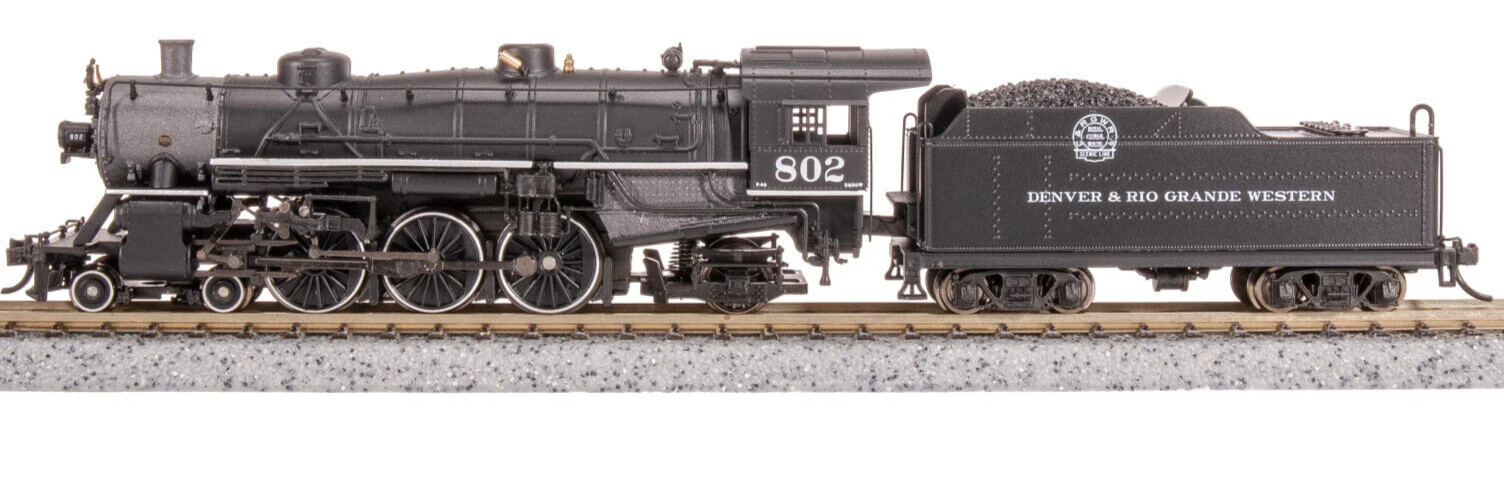 BROADWAY LIMITED 8004 N LIGHT PACIFIC 4-6-2 DRGW 805 PARAGON4 SOUND/DC/DCC