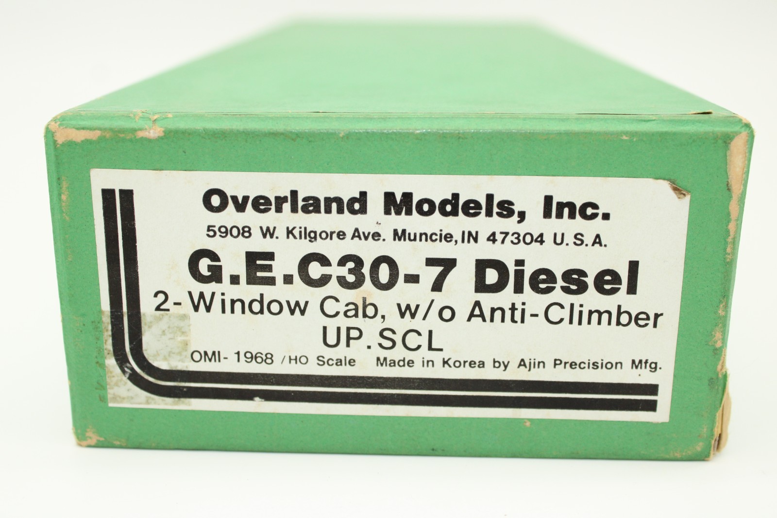 Overland OMI HO Scale Brass UP SCL Undecorated GE C30-7 Diesel Locomotive NIB