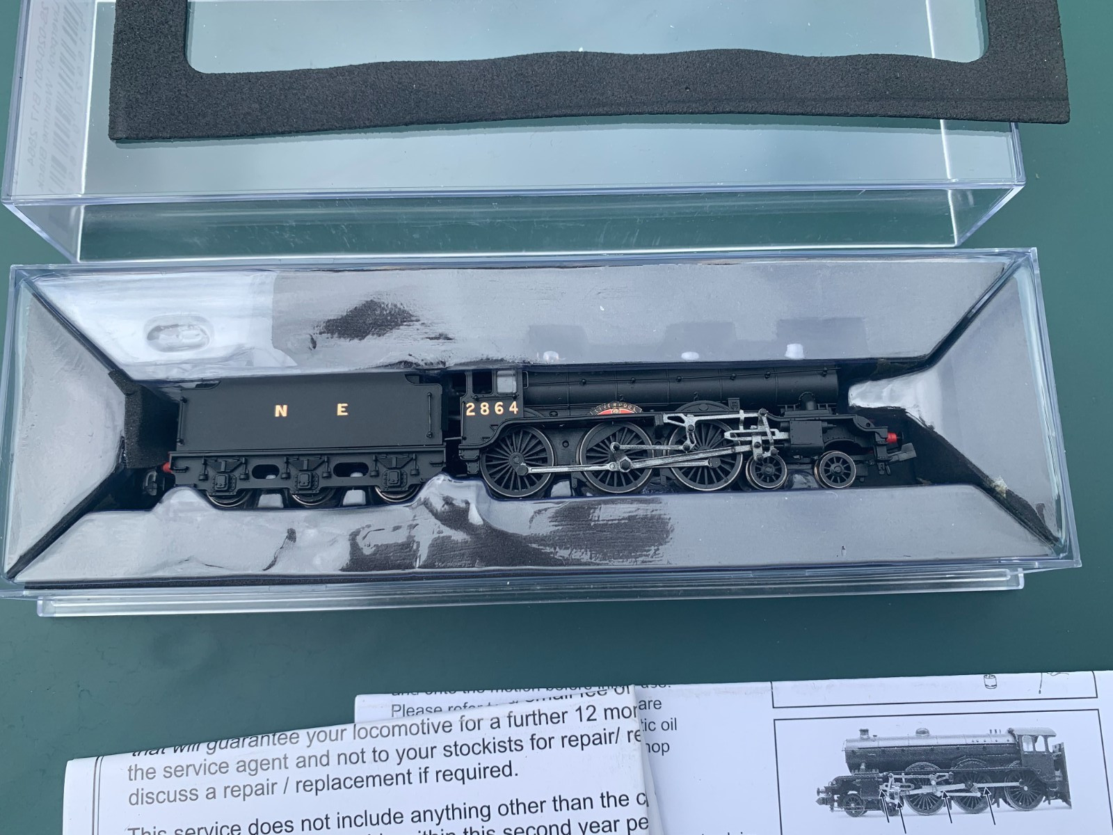 DAPOL N GAUGE LOCOMOTIVE LIVERPOOL WARTIME BLACK