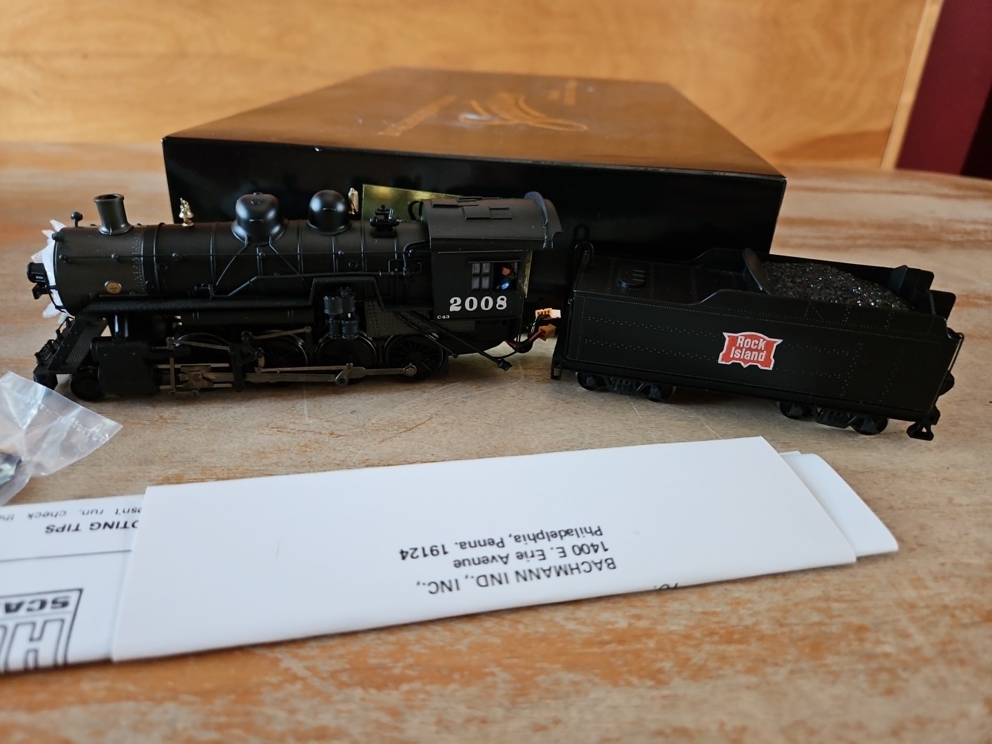 HO Bachman Spectrum 11418 Baldwin 2-8-0 Consolidation Rock Island NEW IN BOX