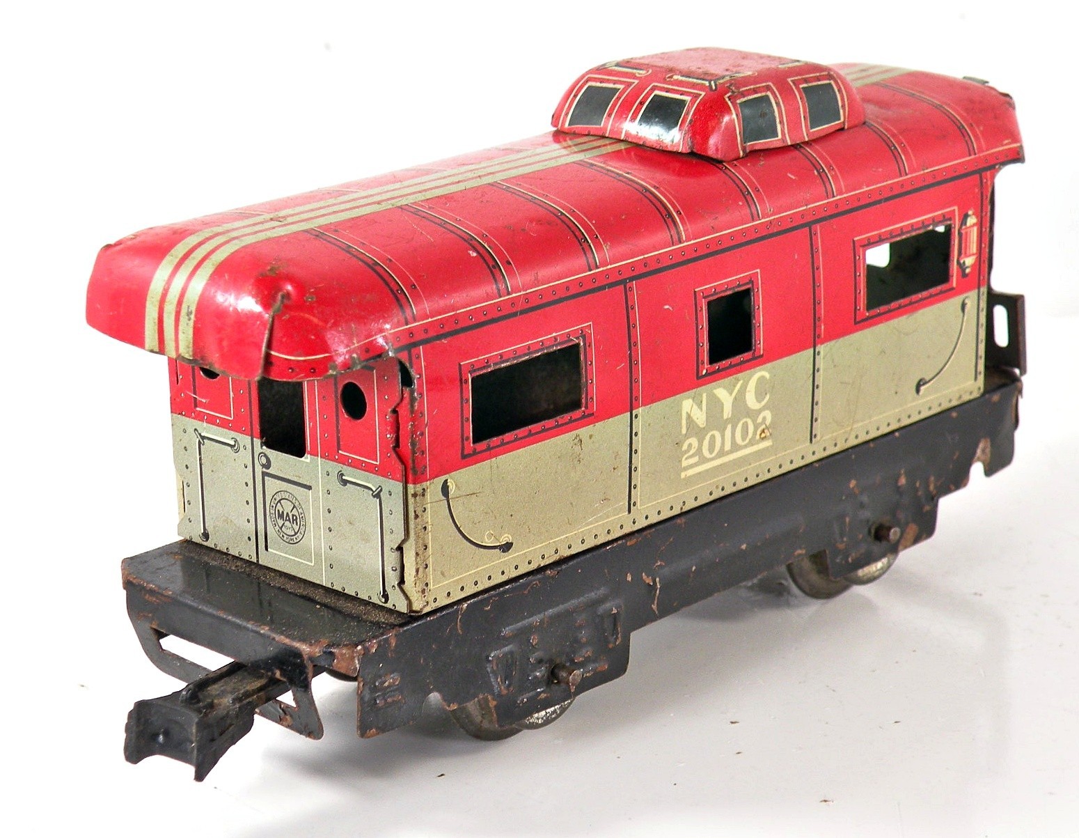 Marx 400 Steam Locomotive & Tinplate Caboose 1952-58