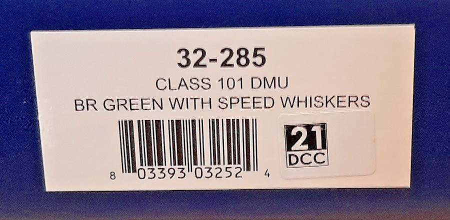 * 1/76 OO * Bachmann * BR Class 101 2 Car DMU w Speed Whiskers * BOXED * 32-285