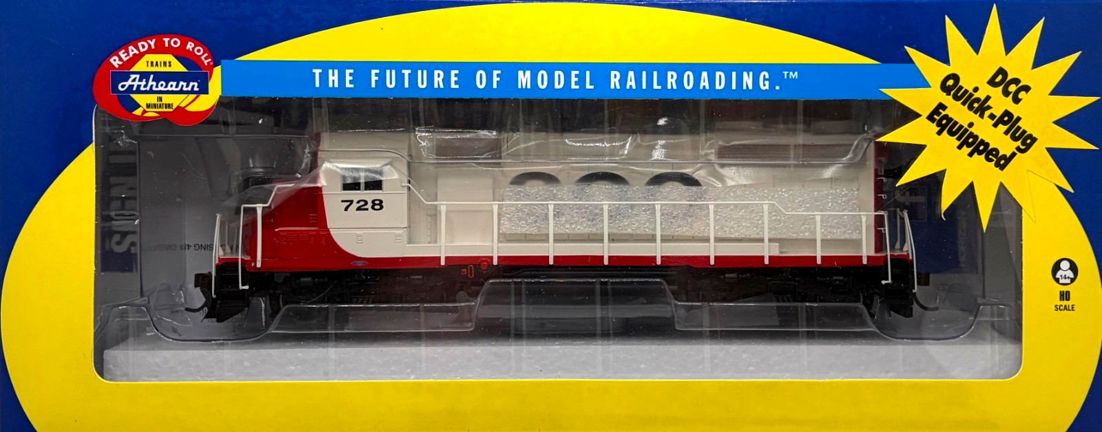 HO ATHEARN 96069 GP35 SOO LINE # 728 DCC QUICK PLUG EQUIPPED SEALED