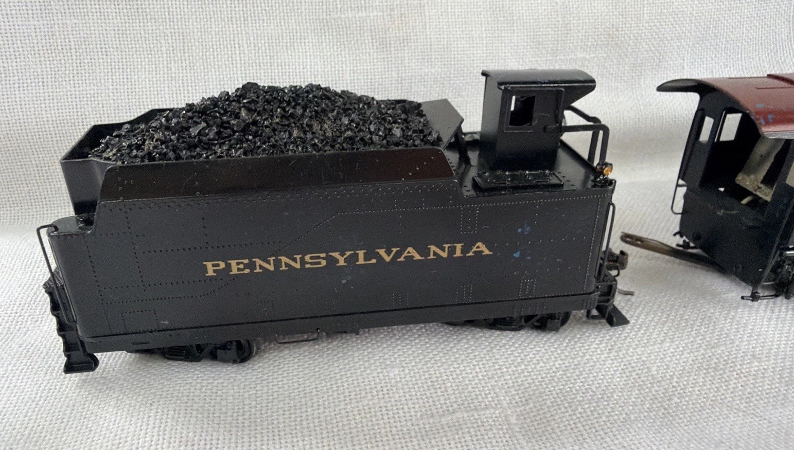 HO Painted BRASS United Scale Models PRR 2-8-2 PENNSYLVANIA L-1 Mike #1372