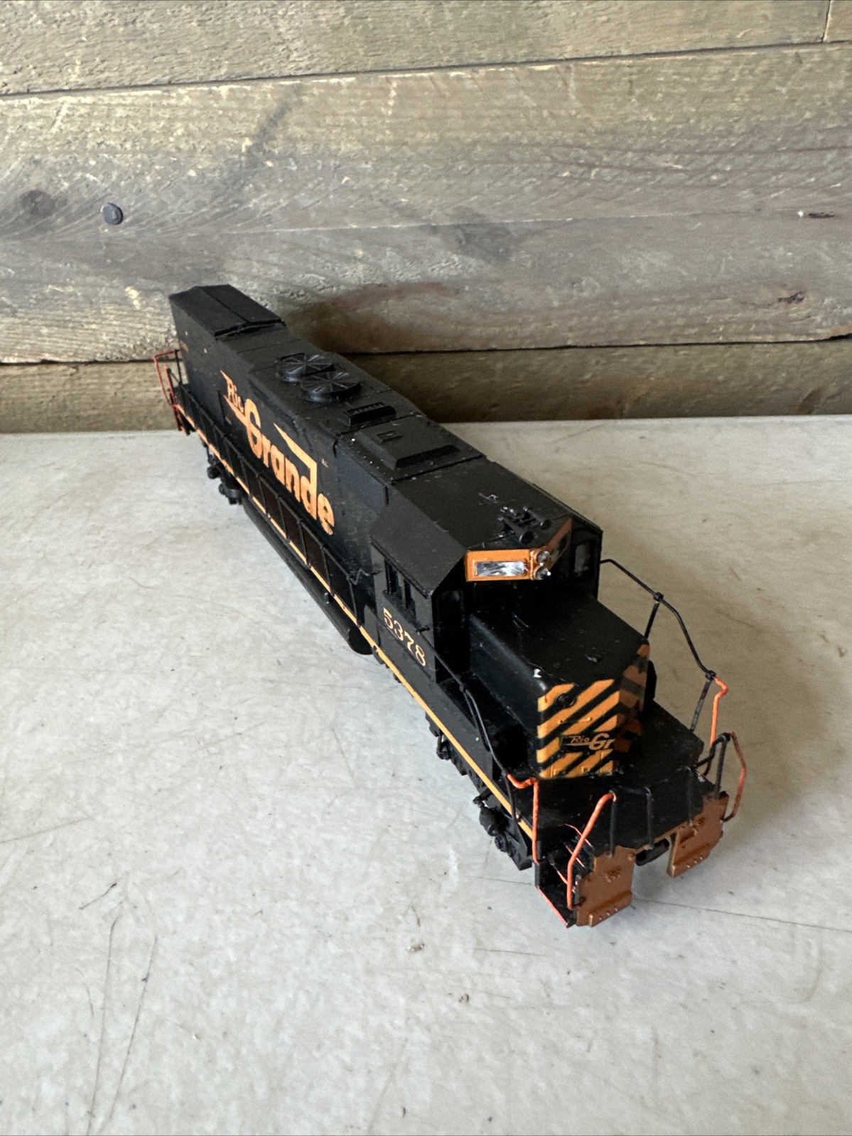 Athearn HO Rio Grande #5378 SD40T-2 Dummy Locomotive TESTED & CLEAN!