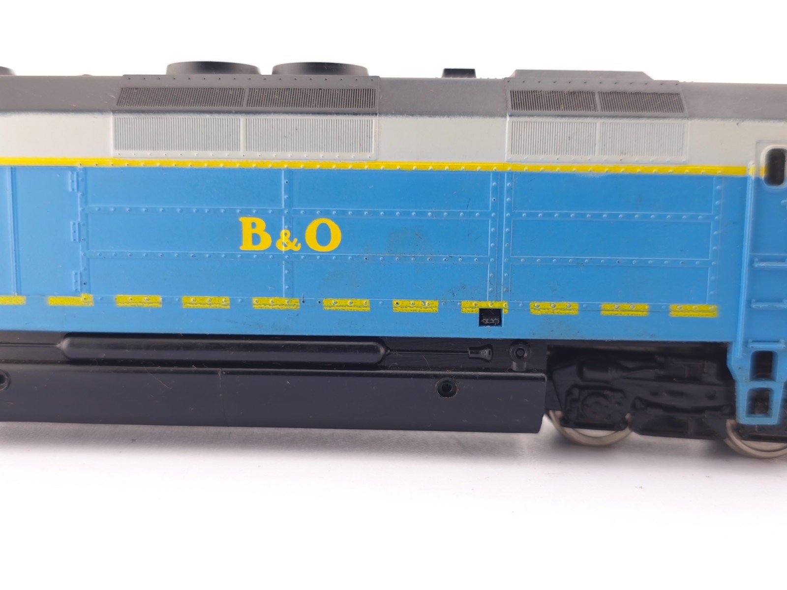 READ HO Scale AHM Mehano Baltimore & Ohio B&O FP45 DUMMY Diesel Locomotive 6610