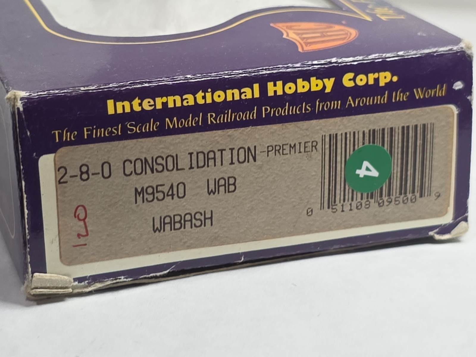 IHC HO Scale M9540 Wabash 2-8-0 Consolidation Steam Locomotive WAB #1555 LNIB