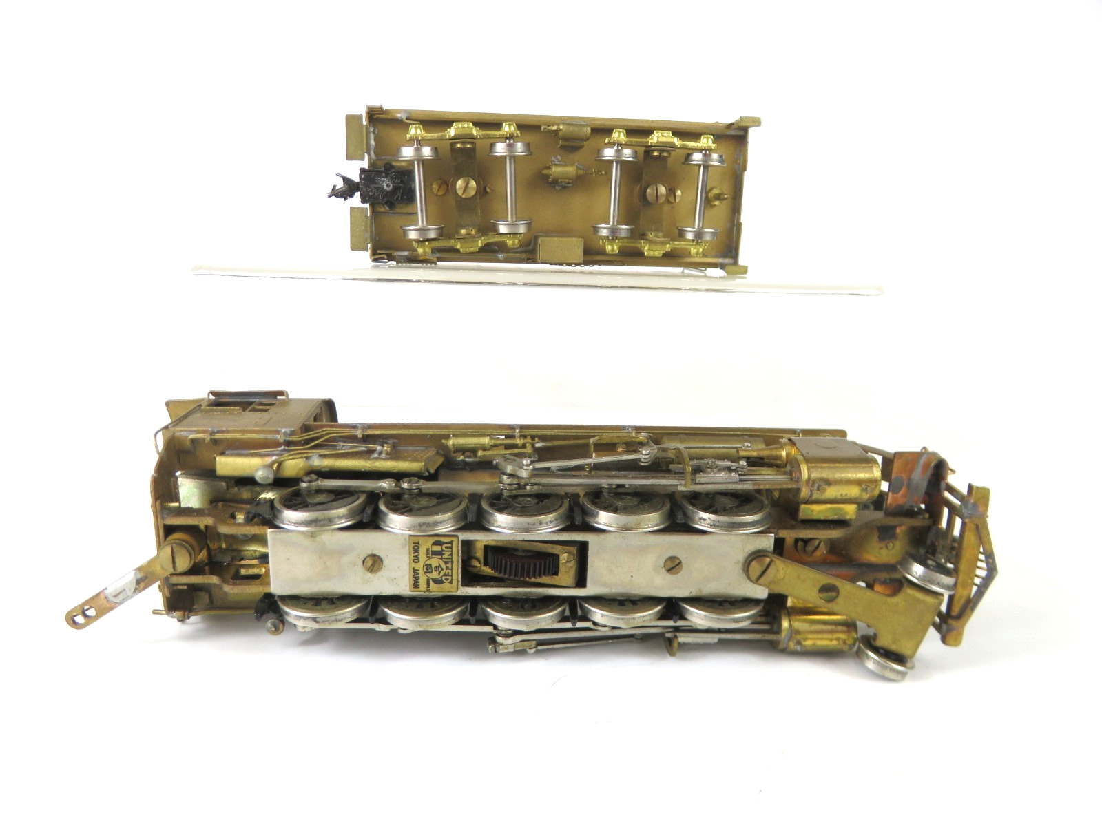 Pacific Fast Mail Brass HO Scale Frisco 2-10-0 Russian Steam Locomotive